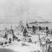 Vaade Pühtitsa kloostrile M.T. Preobraženski projekti järgi. 1892